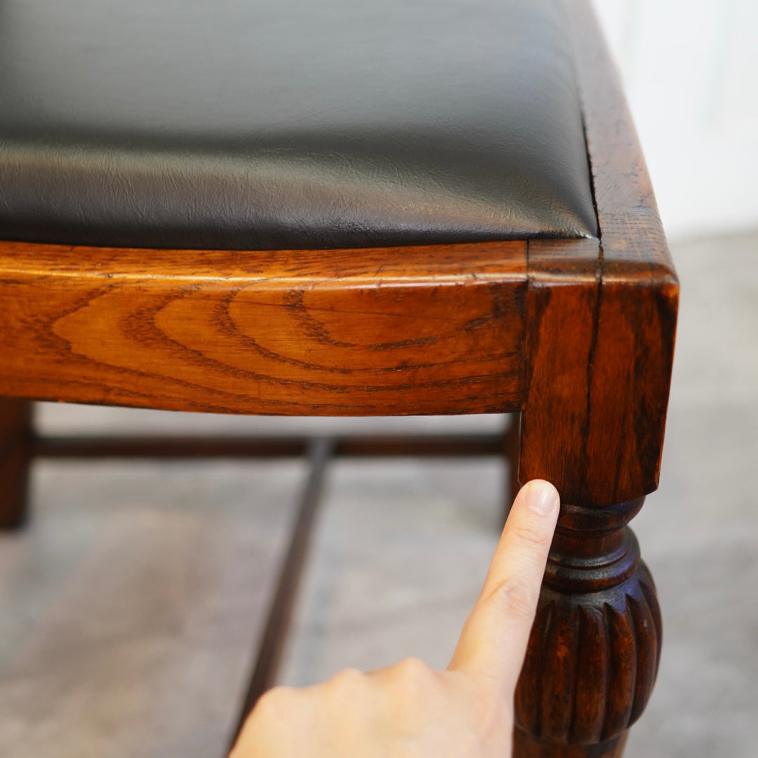 HILO Furniture HILL & LONG LTD バルボスレッグ アンティークチェア