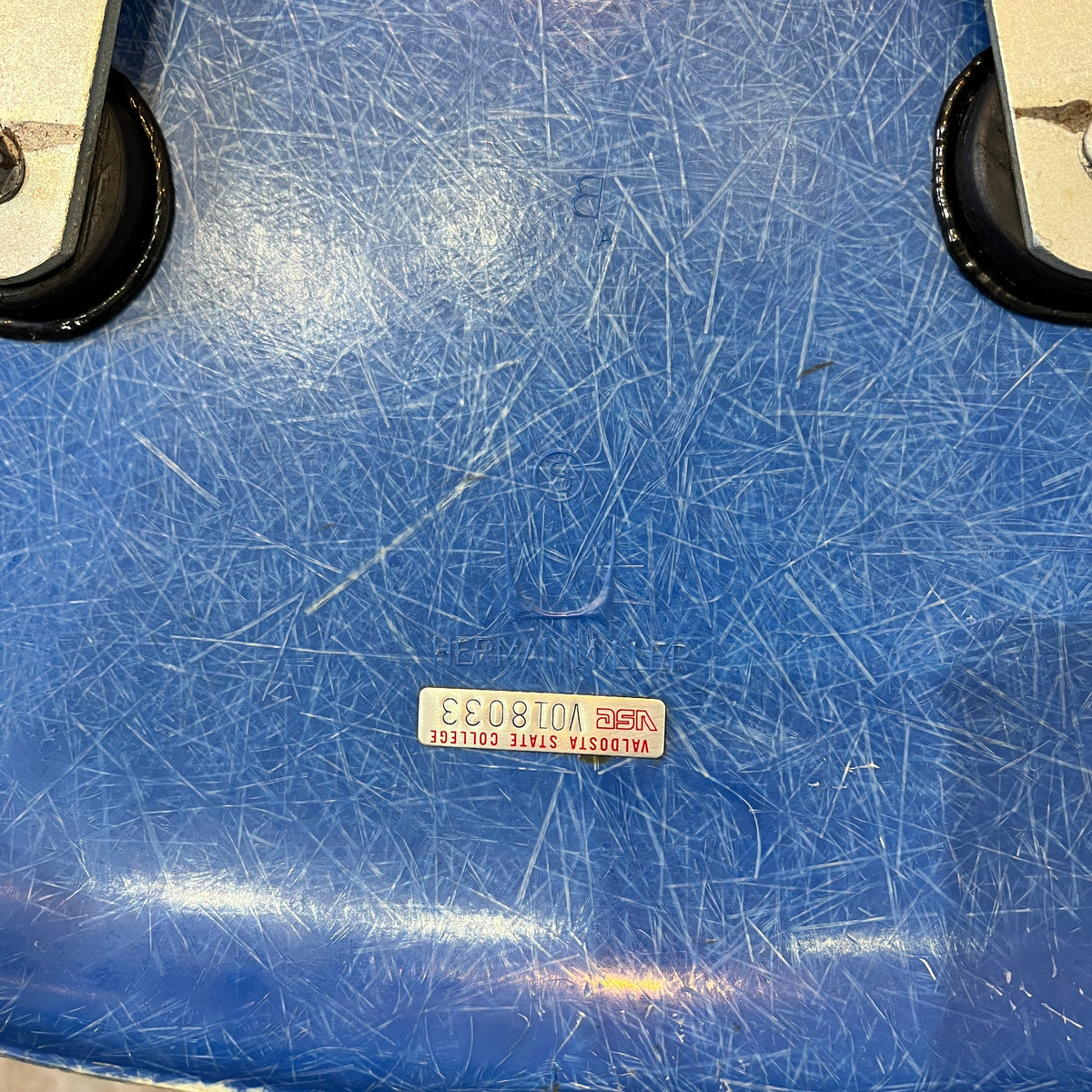 ハーマンミラー / Herman Miller サイドシェルチェア FRP テーブル付 イームズ ヴィンテージ