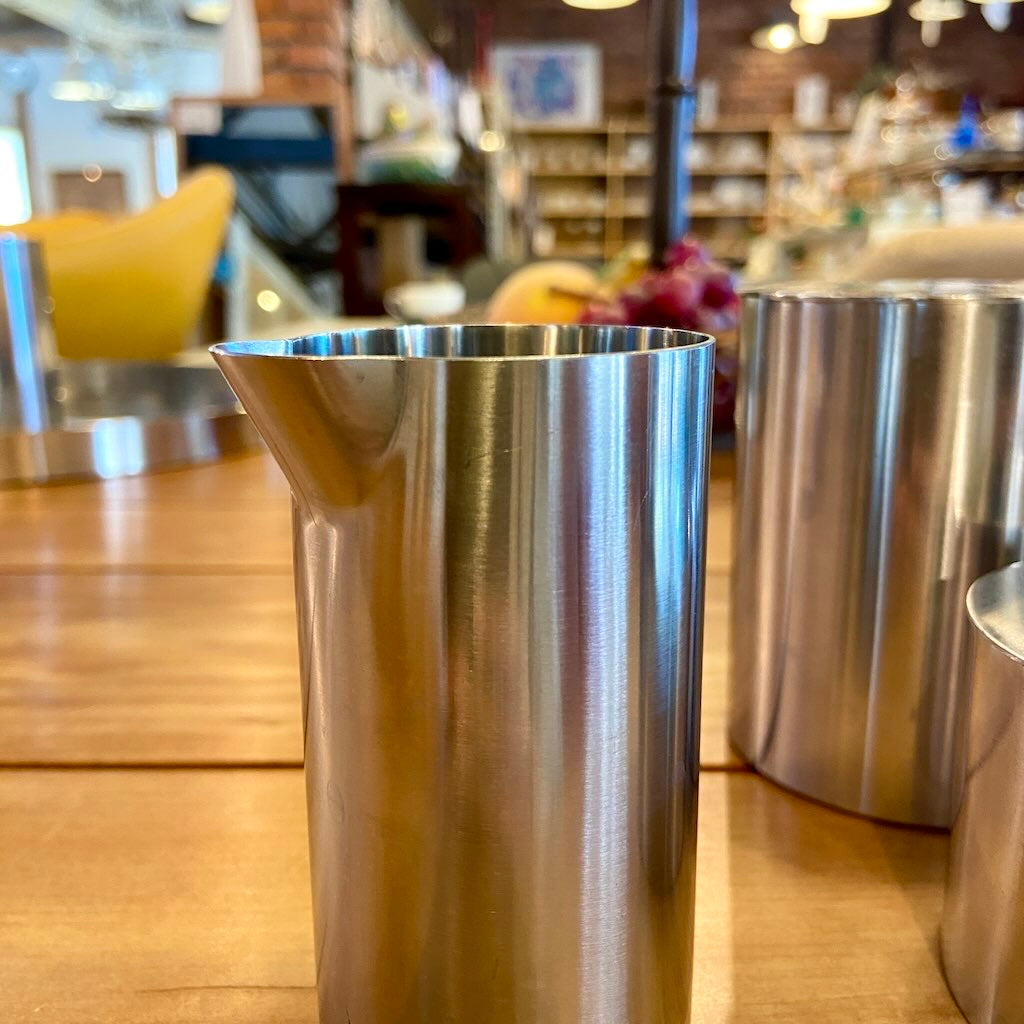 ステルトン / Stelton シリンダーライン AJ ティーポット＆トレイ 5点セット アルネ・ヤコブセン