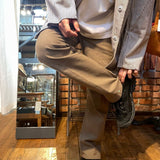 【古着】アナトミカ / ANATOMICA  ストレートパンツ  メンズ ミリタリーパンツ ワークパンツ シンチバック サスペンダーボタン フランス