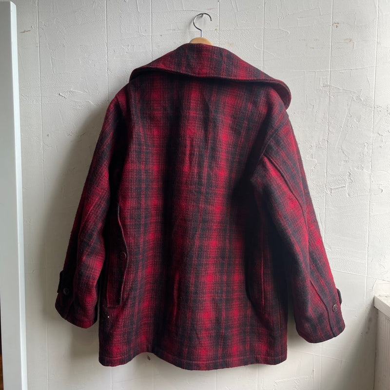 【古着】 60-70s ウールリッチ/WOOLRICH ハンティングジャケット 赤  バッファローチェック　