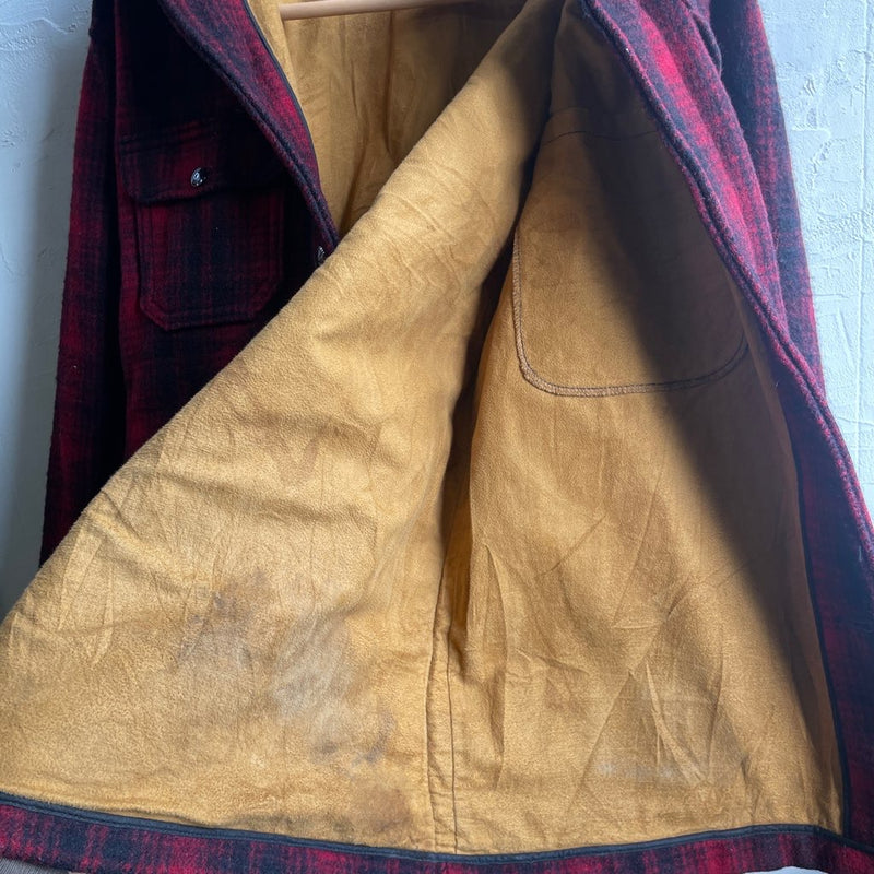 【古着】 60-70s ウールリッチ/WOOLRICH ハンティングジャケット 赤  バッファローチェック　