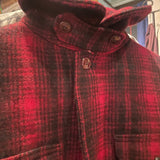 【古着】 60-70s ウールリッチ/WOOLRICH ハンティングジャケット 赤  バッファローチェック　