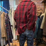 【古着】 60-70s ウールリッチ/WOOLRICH ハンティングジャケット 赤  バッファローチェック　