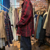 【古着】 60-70s ウールリッチ/WOOLRICH ハンティングジャケット 赤  バッファローチェック　