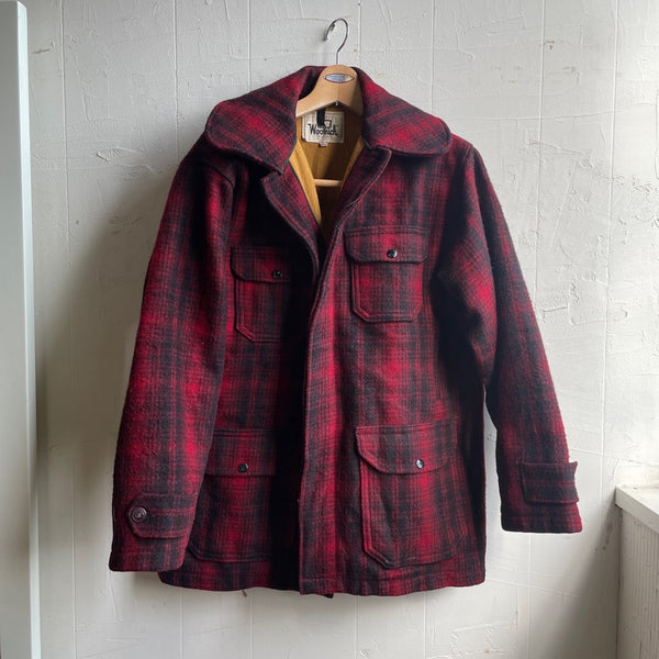 【古着】 60-70s ウールリッチ/WOOLRICH ハンティングジャケット 赤  バッファローチェック　