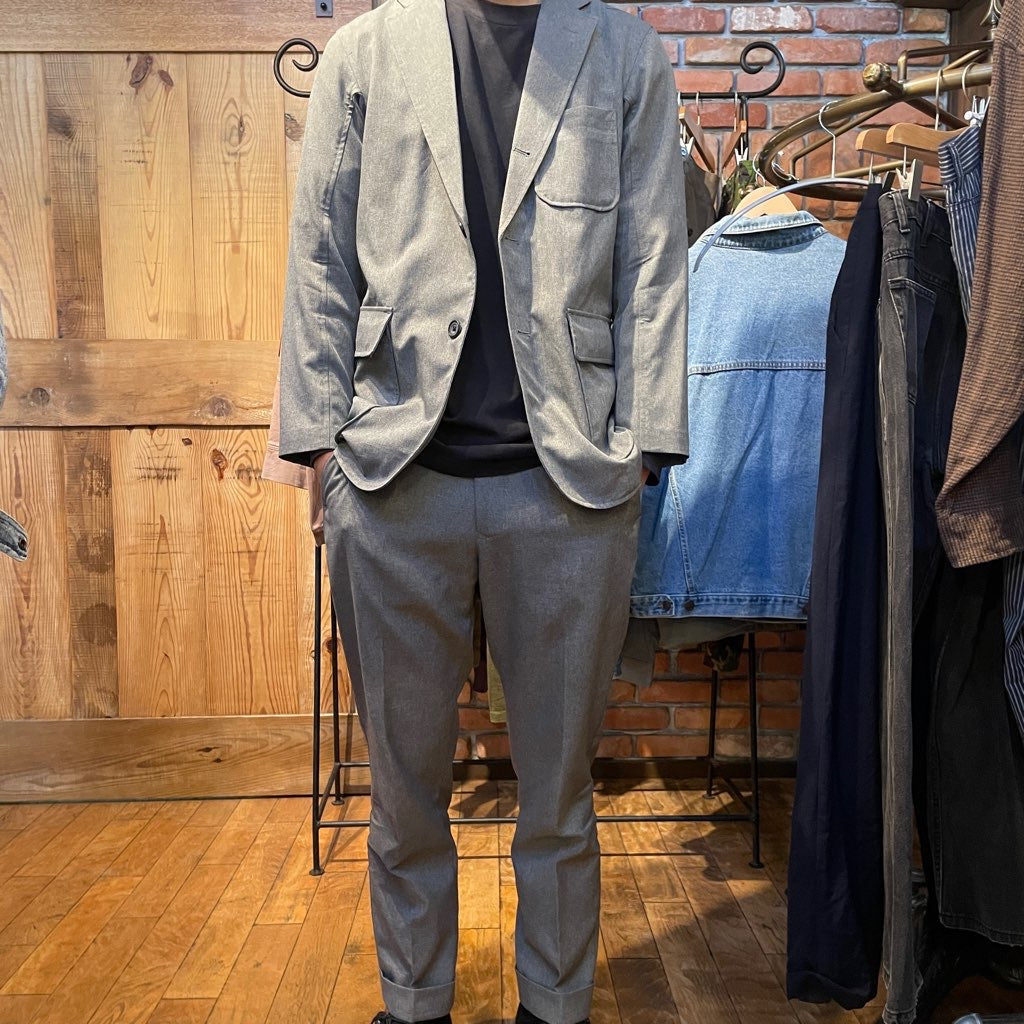 【古着】 ビームスプラス / BEAMS PLUS セットアップ スーツ New Balanceコラボ グレー　