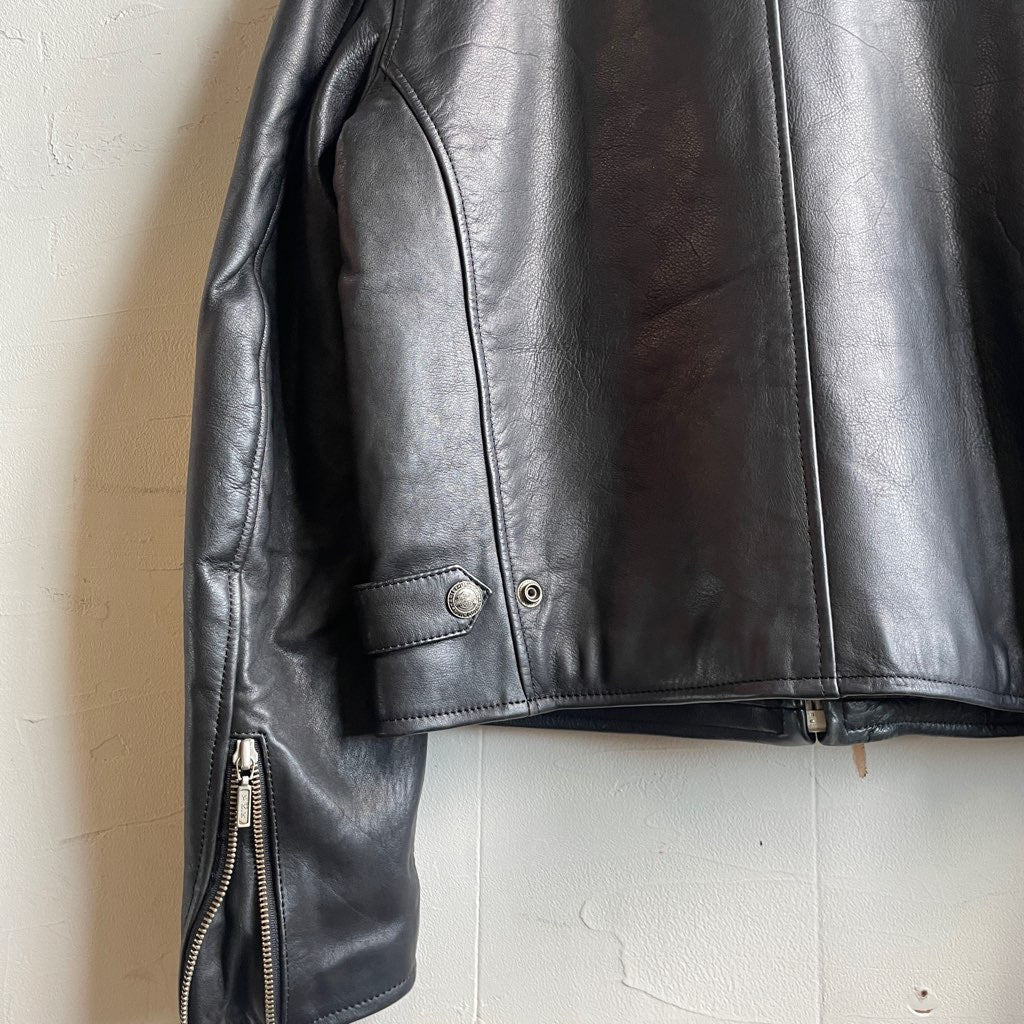 Harley-Davidson ブラックレザー シングルライダース