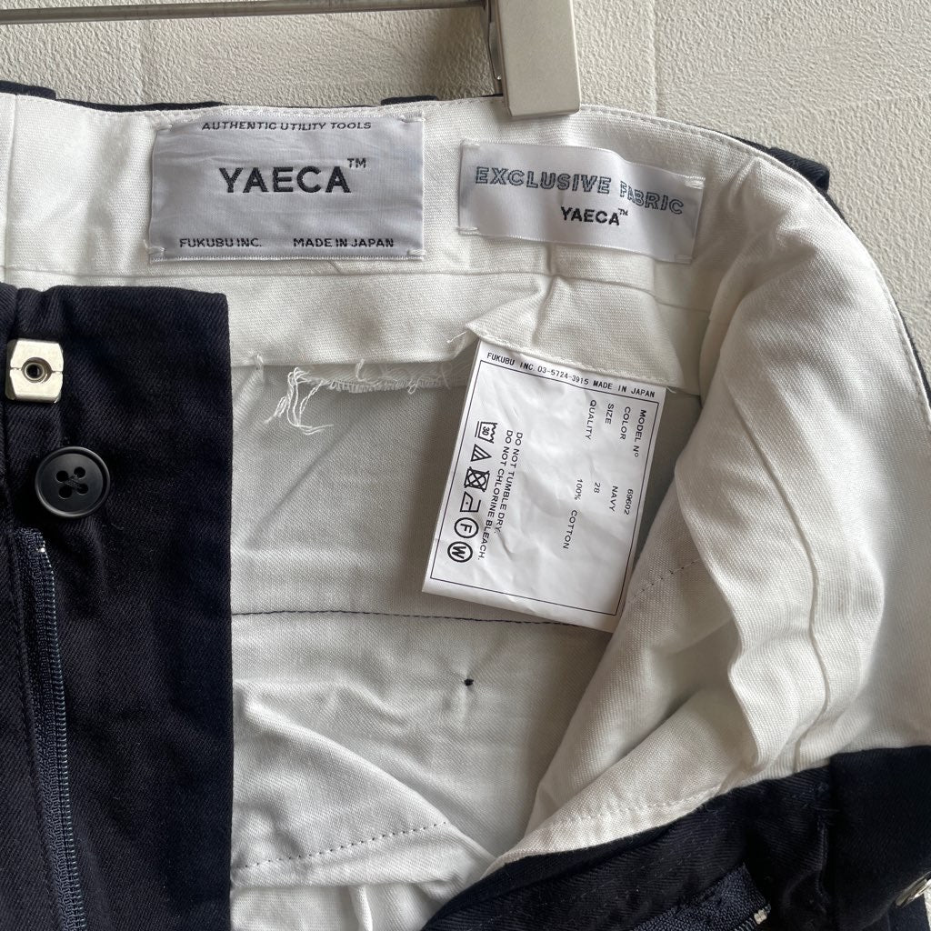 古着】ヤエカ / YAECA チノパン ブラック タグ付き未使用 ワイド