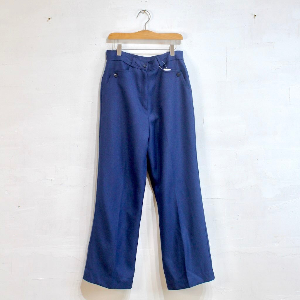 【古着】 80's スタプレパンツ ブルー