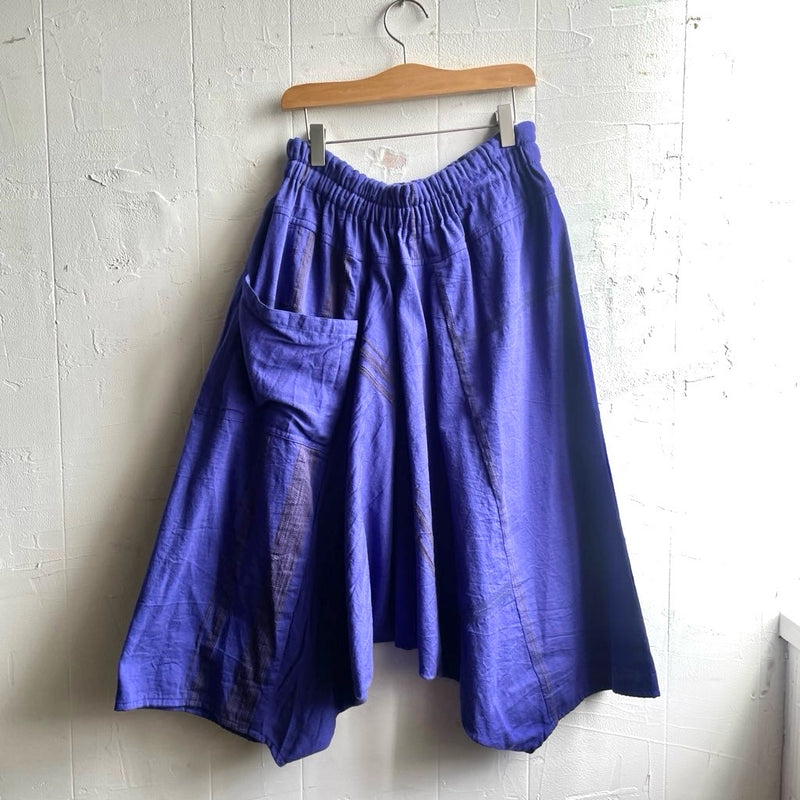 tamaki niime タルンパンツ　ショート　ブルー系 tarun pants | tamaki niime