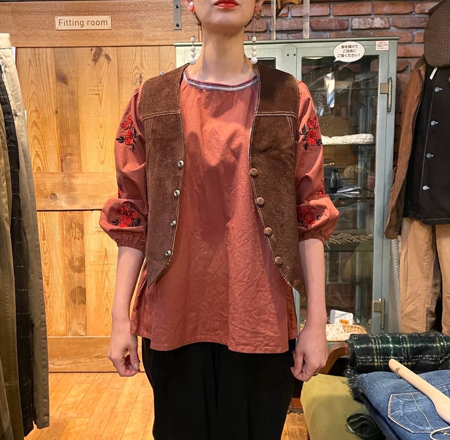 レア】Vintage Western Vest 古着ウエスタンベスト