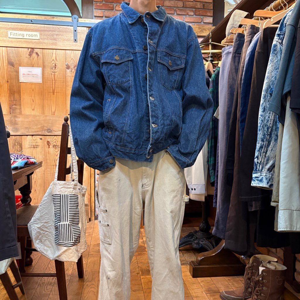 【古着】90's デニムジャケット Gジャン