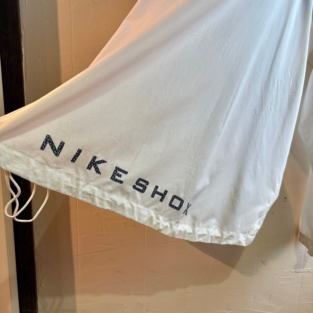 【古着】00's ナイキ / NIKE SHOX ナイロンジャケット ホワイト トラックジャケット