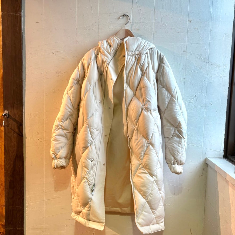 【古着】ゴーシュ リバーシブル コート ダウン ロング