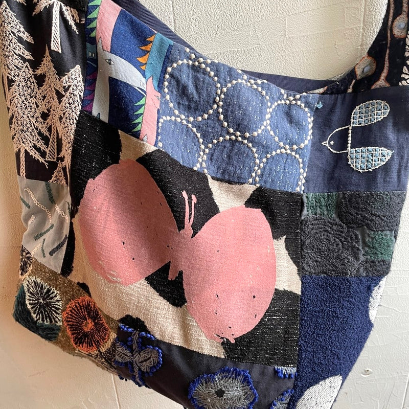 【古着】ミナペルホネン / mina perhonen  piece, bag / ピースバッグ ショルダーバック ミックス