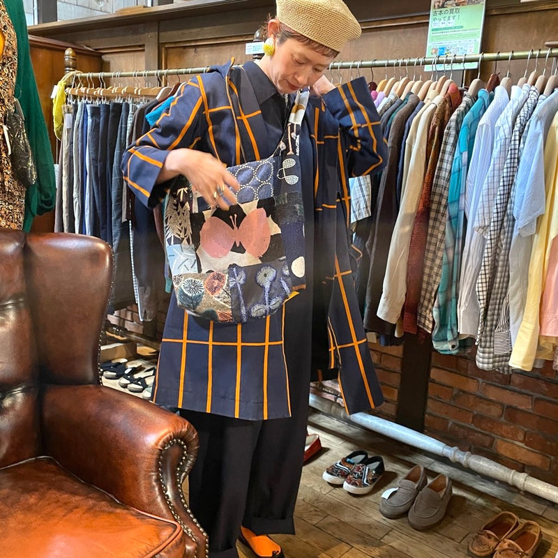 【古着】ミナペルホネン / mina perhonen  piece, bag / ピースバッグ ショルダーバック ミックス