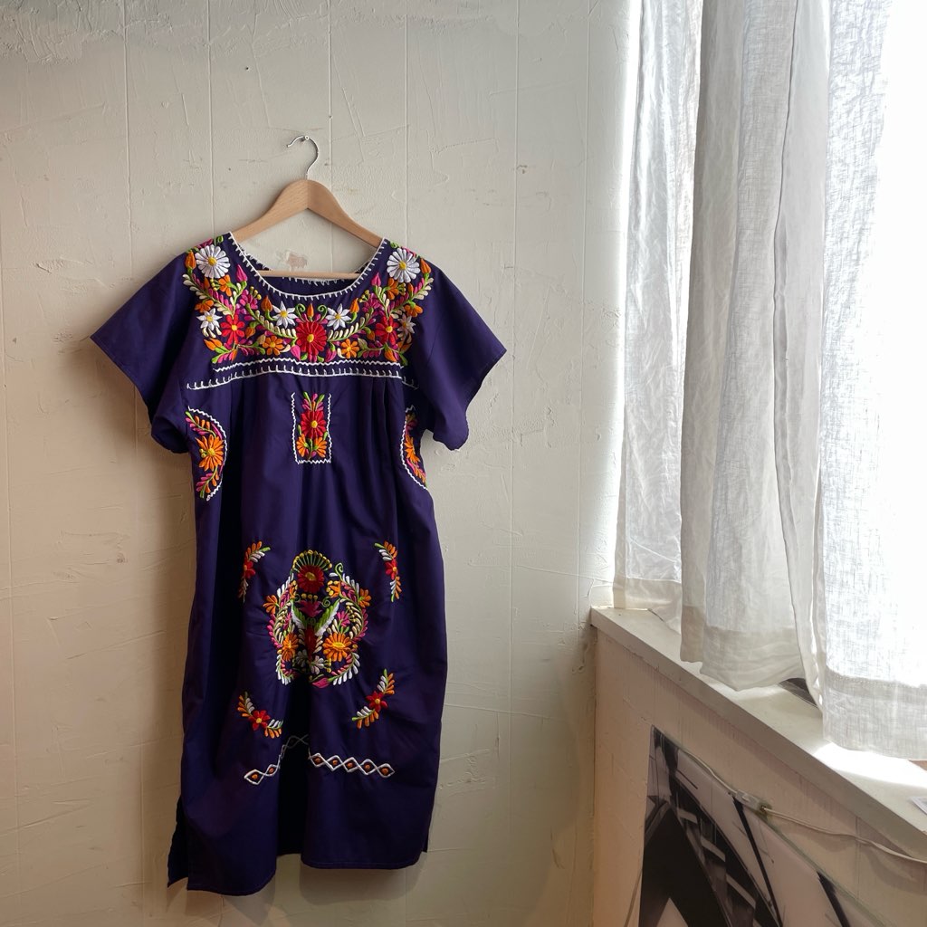 【古着】メキシカン ワンピース レディース 刺繍