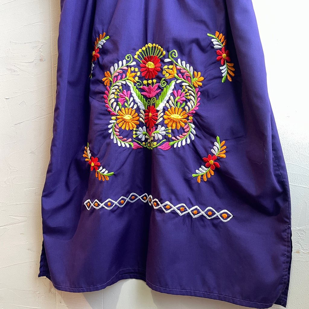 【古着】メキシカン ワンピース レディース 刺繍