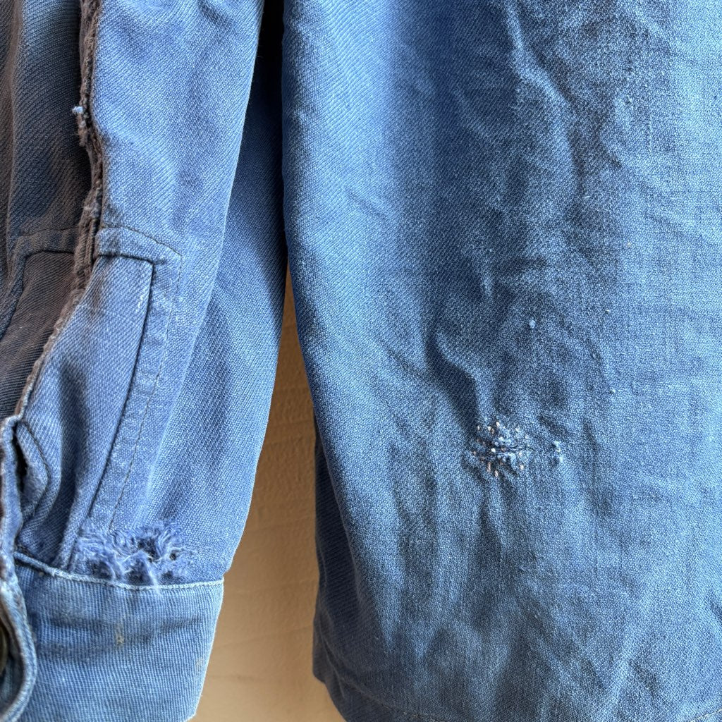 【古着】60~70's フレンチワークジャケット ブルー