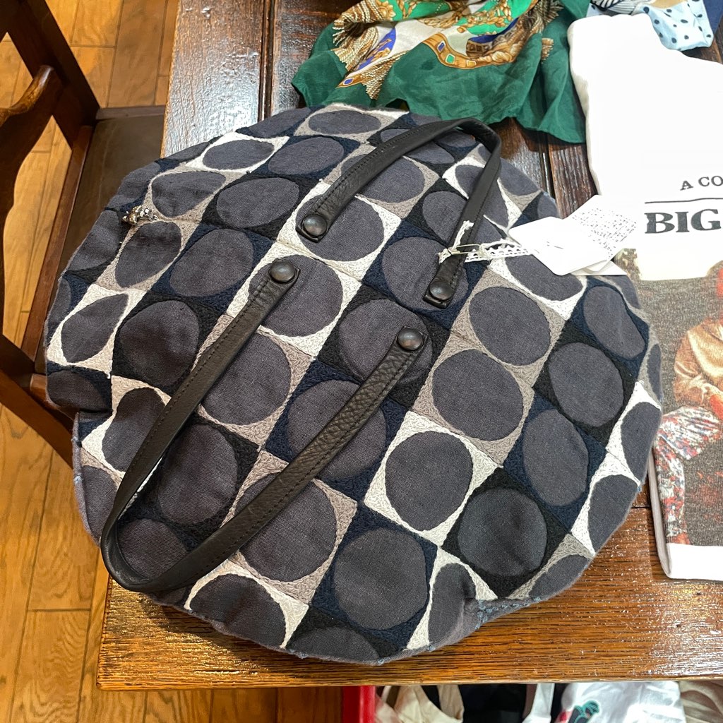 【古着】ミナペルホネン / mina perhonen  ピザバッグ pizza bag パーロ×タンバリン / pallo × tambourine  未使用品