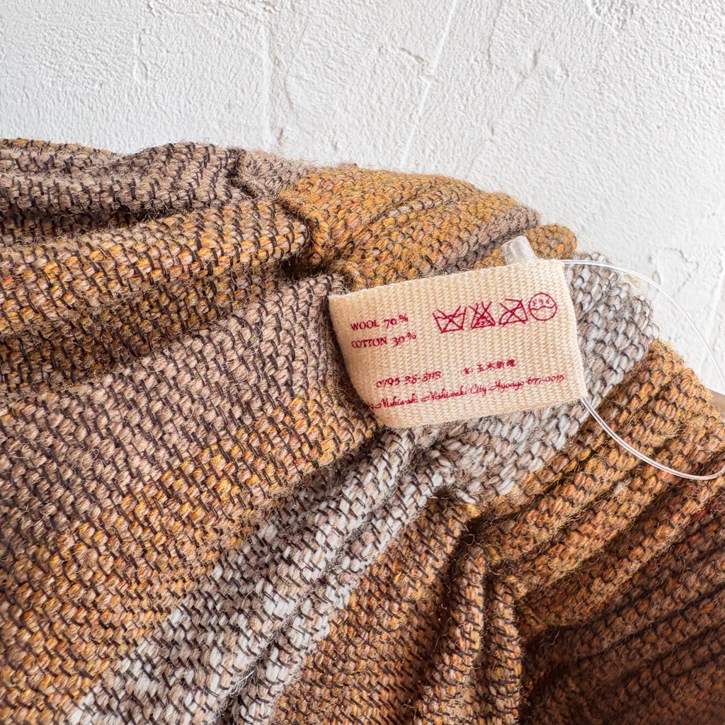 古着】玉木新雌 / tamaki niime タルンパンツ short 黄 イエロー