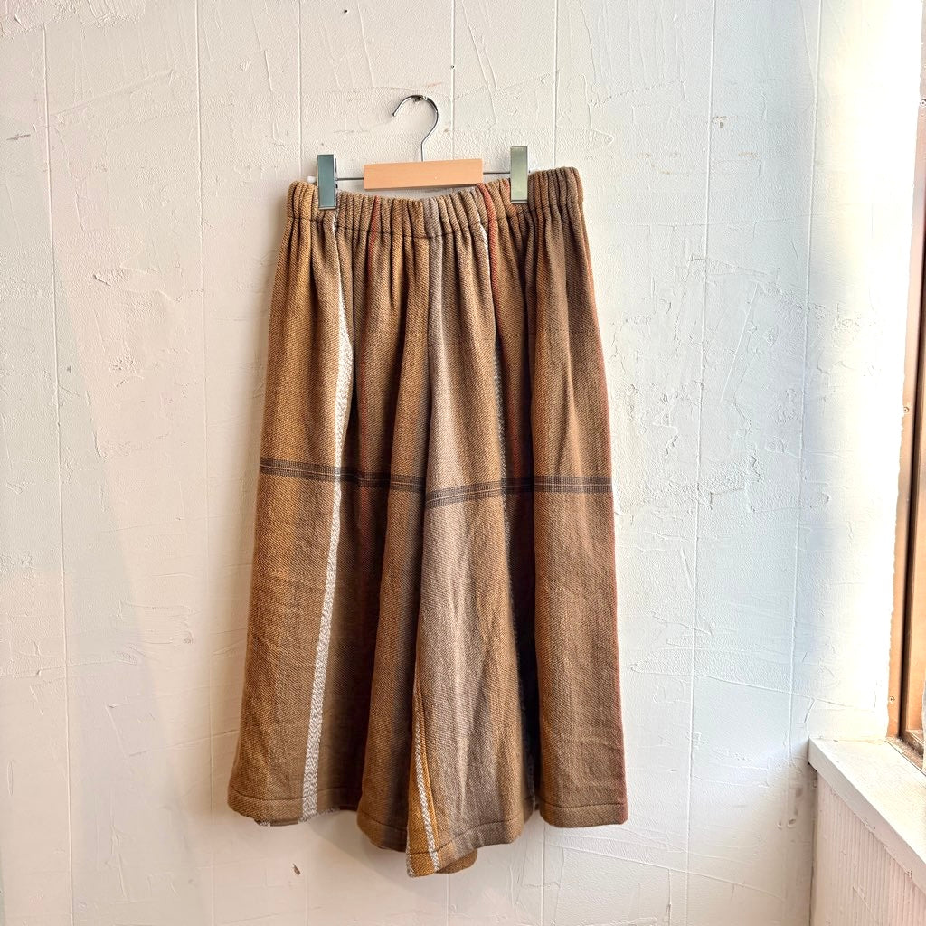 【古着】玉木新雌 / tamaki niime タルンパンツ short 黄 イエロー サルエルパンツ 未使用