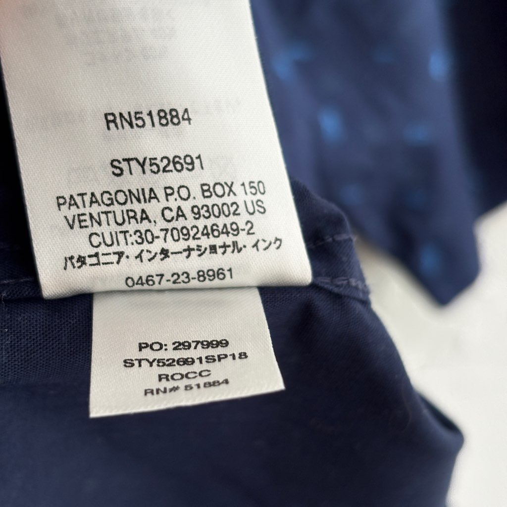 patagonia メンズ・ゴー・トゥー・シャツ ネイビー 古着】パタゴニア/patagonia ゴー・トゥ・シャツ メンズ 開襟