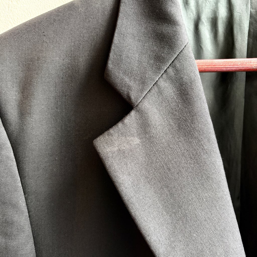 【古着】ヒューゴボス / HUGO BOSS スーツ 2点セット ブラック