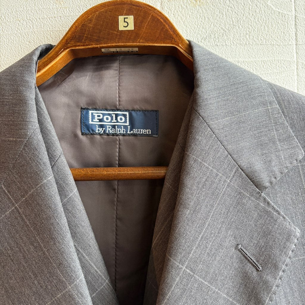 ポロラルフローレンスーツ　ワイシャツ付き3点セット ポロラルフローレンスーツ ワイシャツ付き3点セット ポロラルフ