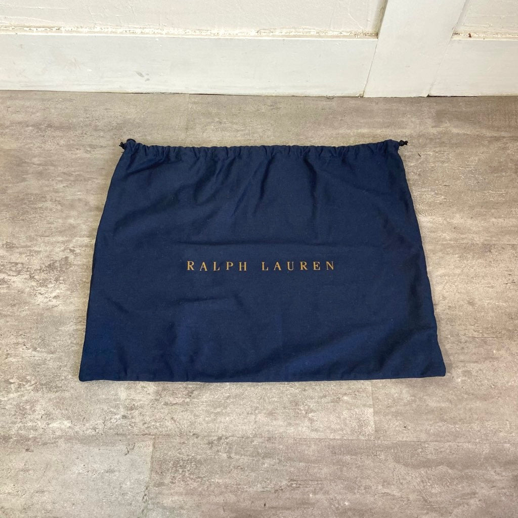 【古着】 ラルフローレン / RALPH LAUREN レザーバッグ トートバッグ 保存袋付き