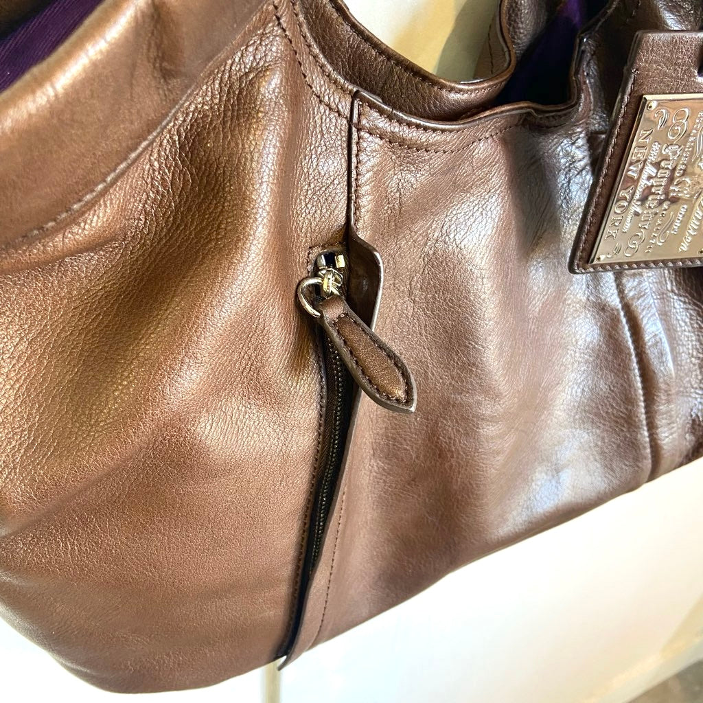 【古着】 ラルフローレン / RALPH LAUREN レザーバッグ トートバッグ 保存袋付き