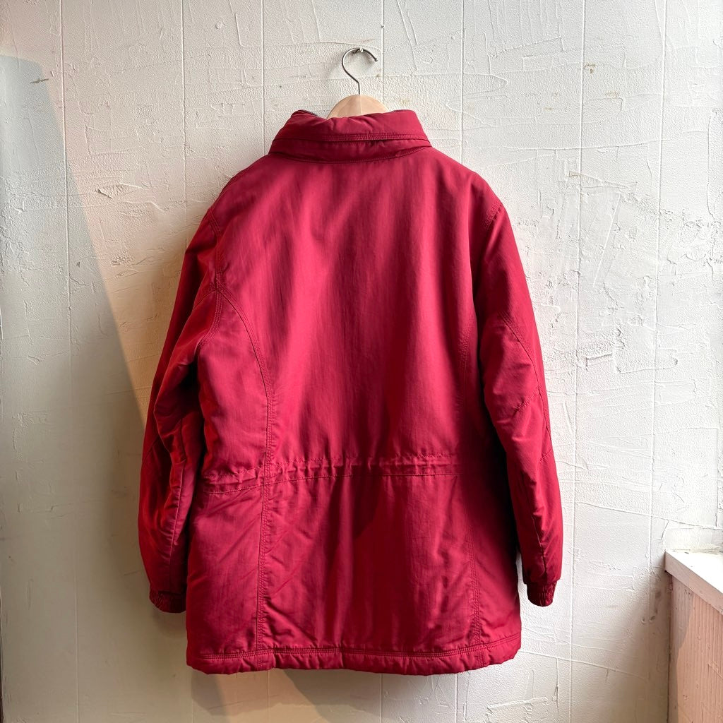 【古着】LL.Bean ナイロンジャケット 赤 キルティング