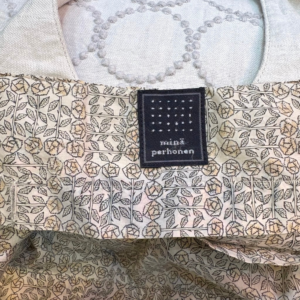 古着】ミナペルホネン / mina perhonen パニーニバッグ タンバリン