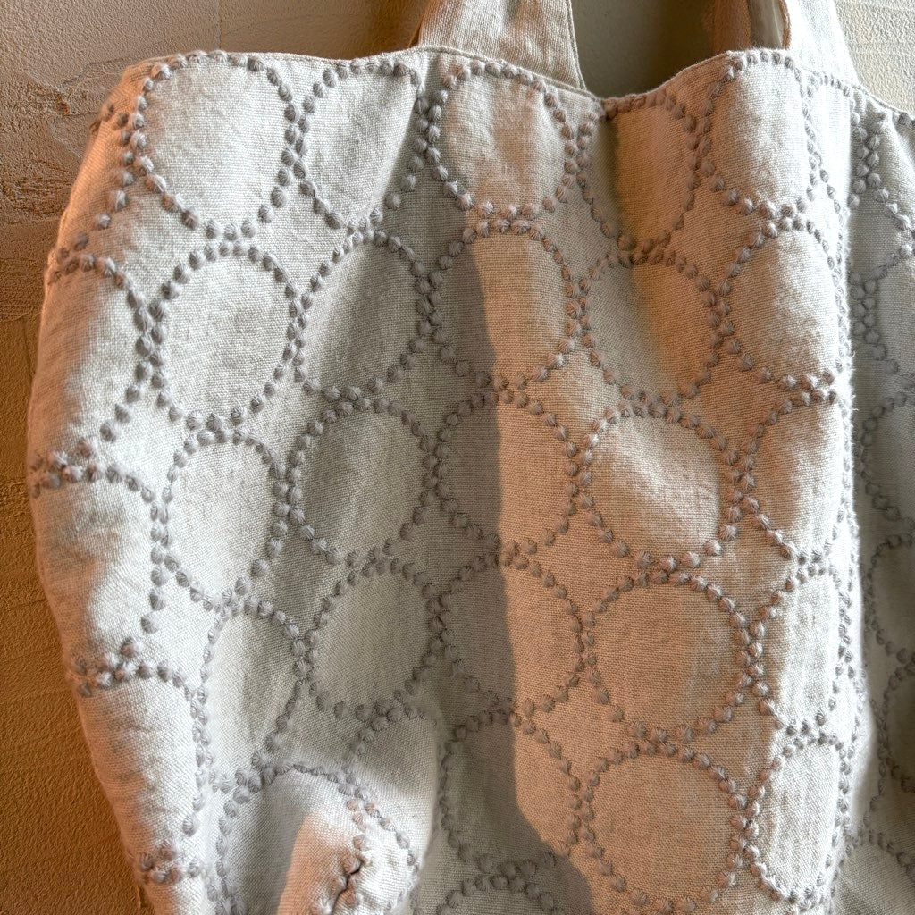 【古着】ミナペルホネン / mina perhonen  パニーニバッグ タンバリン