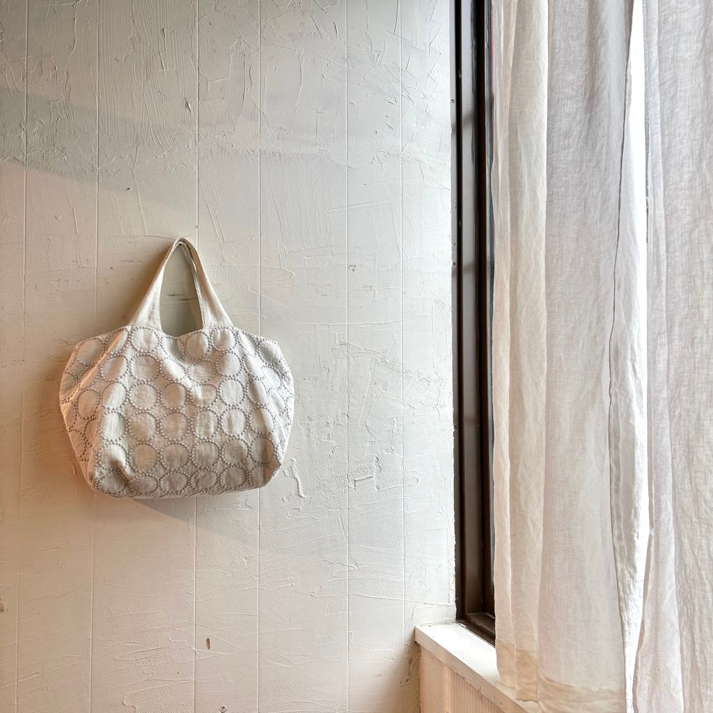 【古着】ミナペルホネン / mina perhonen  パニーニバッグ タンバリン