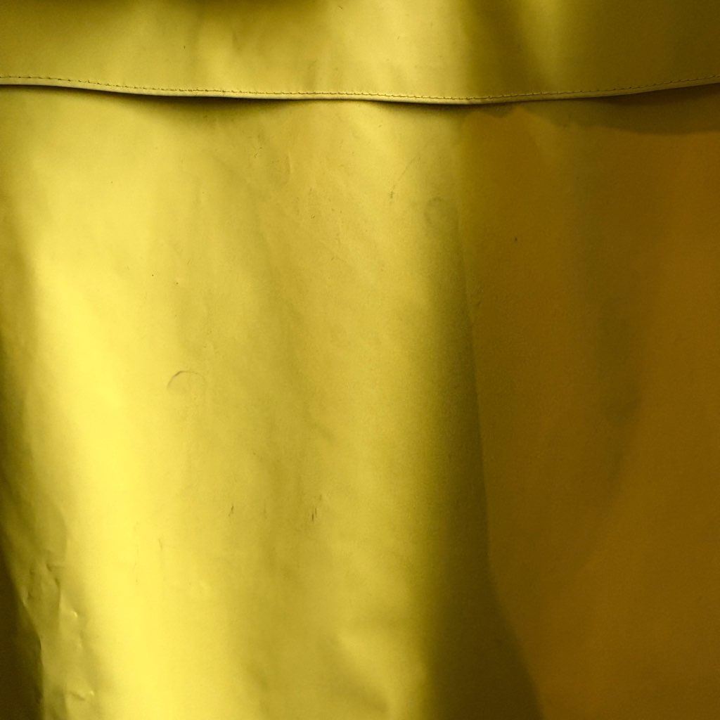 【古着】PVCジャケット アウター イエロー 防水