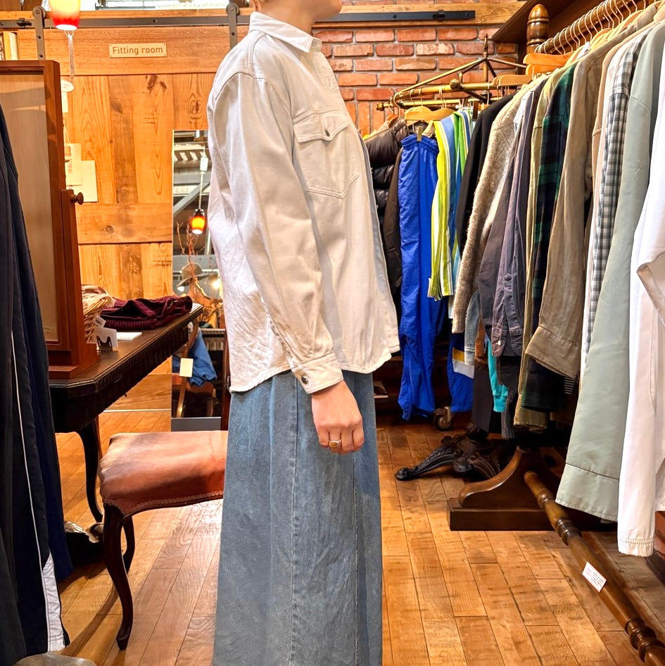 【古着】90’s ホワイト デニムシャツ - Restyle