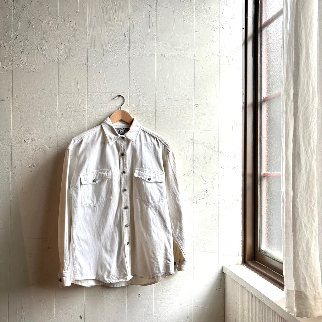 【古着】90’s ホワイト デニムシャツ - Restyle