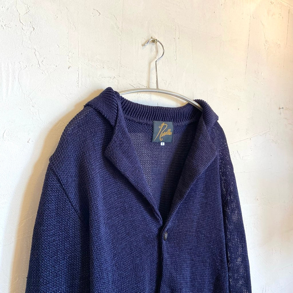 【古着】ニードルズ / Needles リネン テーラードジャケット ネイビー