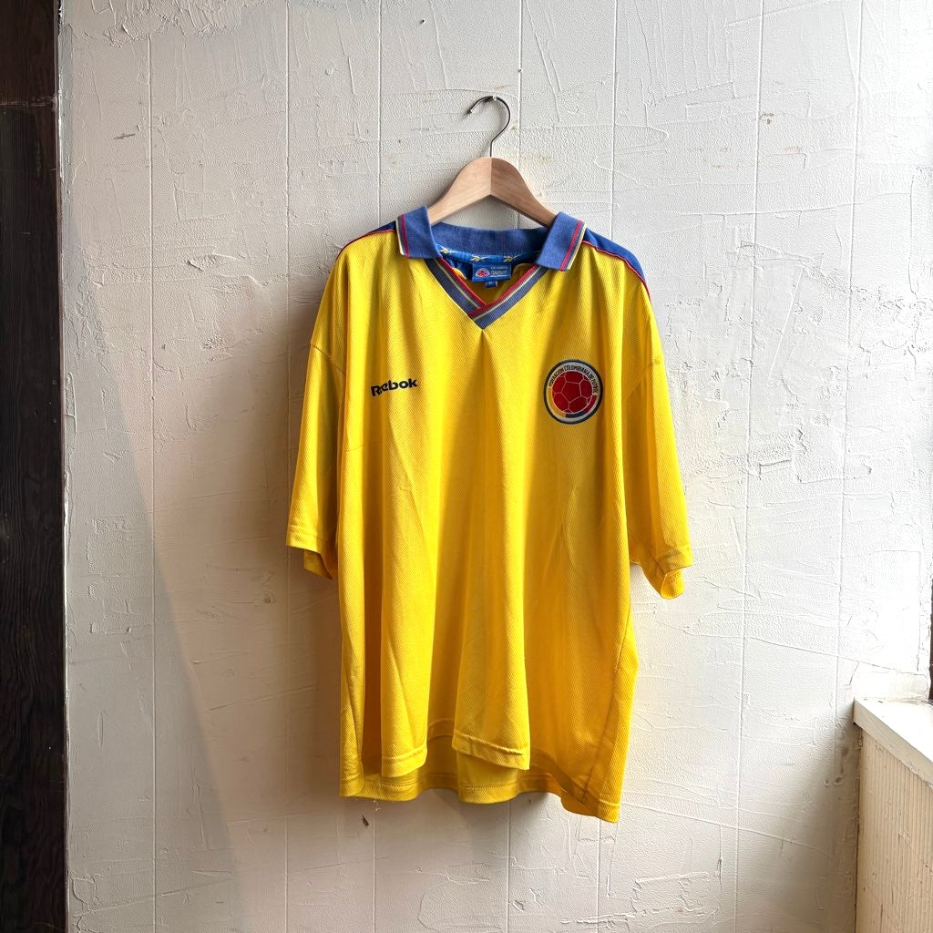 【古着】リーボック / Reebok コロンビア代表 ユニフォーム 後期モデル イエロー