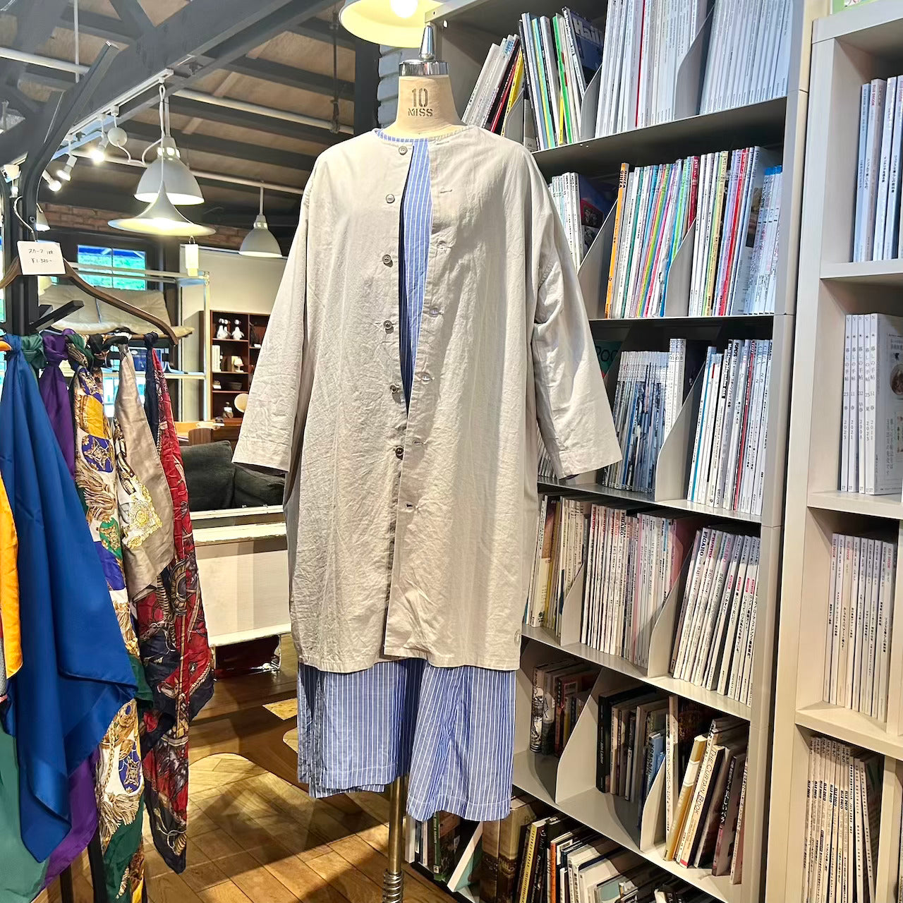 【古着】オーシバル / ORCIVAL コットンワンピース ベージュ