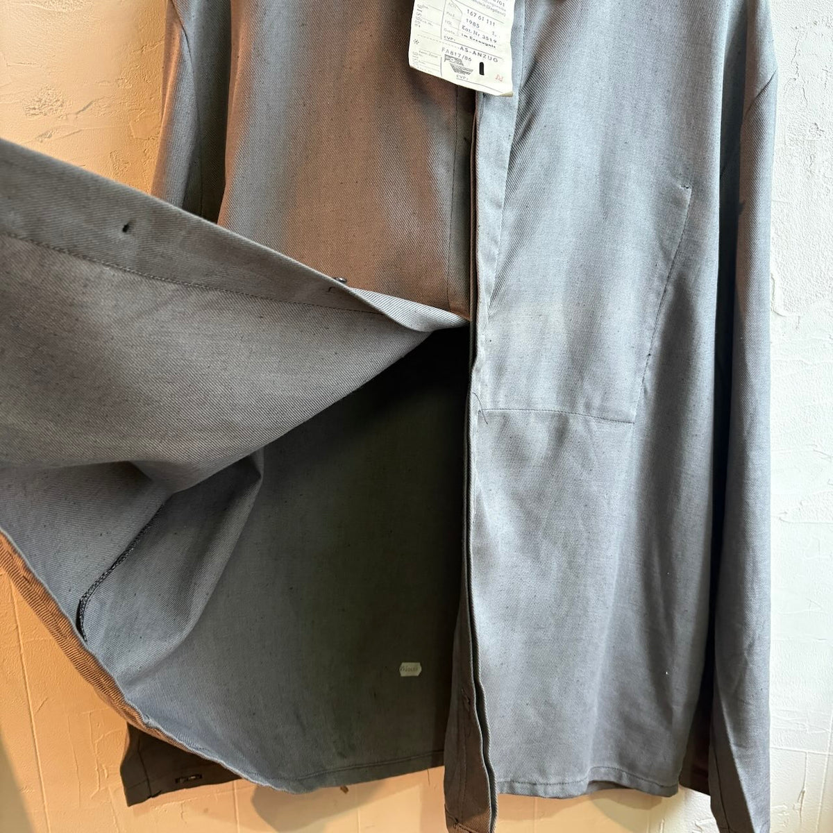 【古着】80sドイツ デッドストック ヴィンテージ ワークジャケット シャツ
