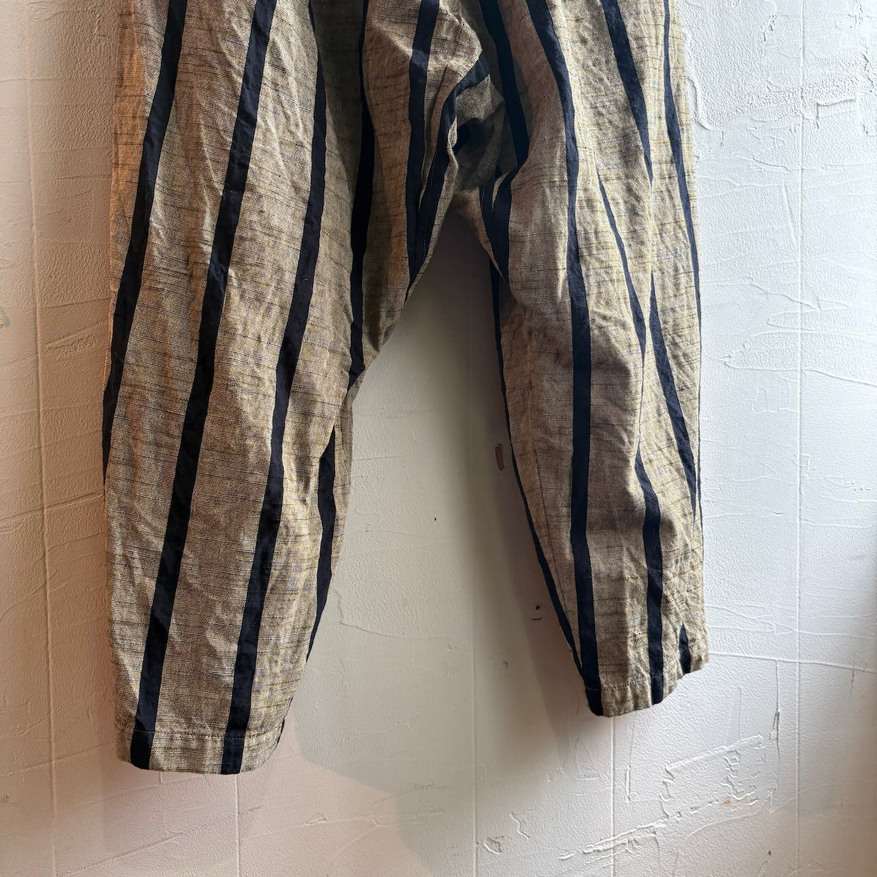 古着】YAMMA / ヤンマ産業 会津木綿 パンツ ボーダー ストライプ 日本