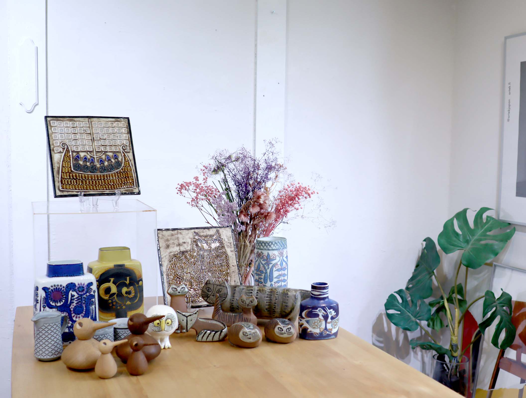 レトロ・アンティークドレッサー・木製クラシック家具ミラー・椅子無し