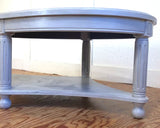シャビーシックなセンターテーブル ローテーブル アニースローン塗装 中古