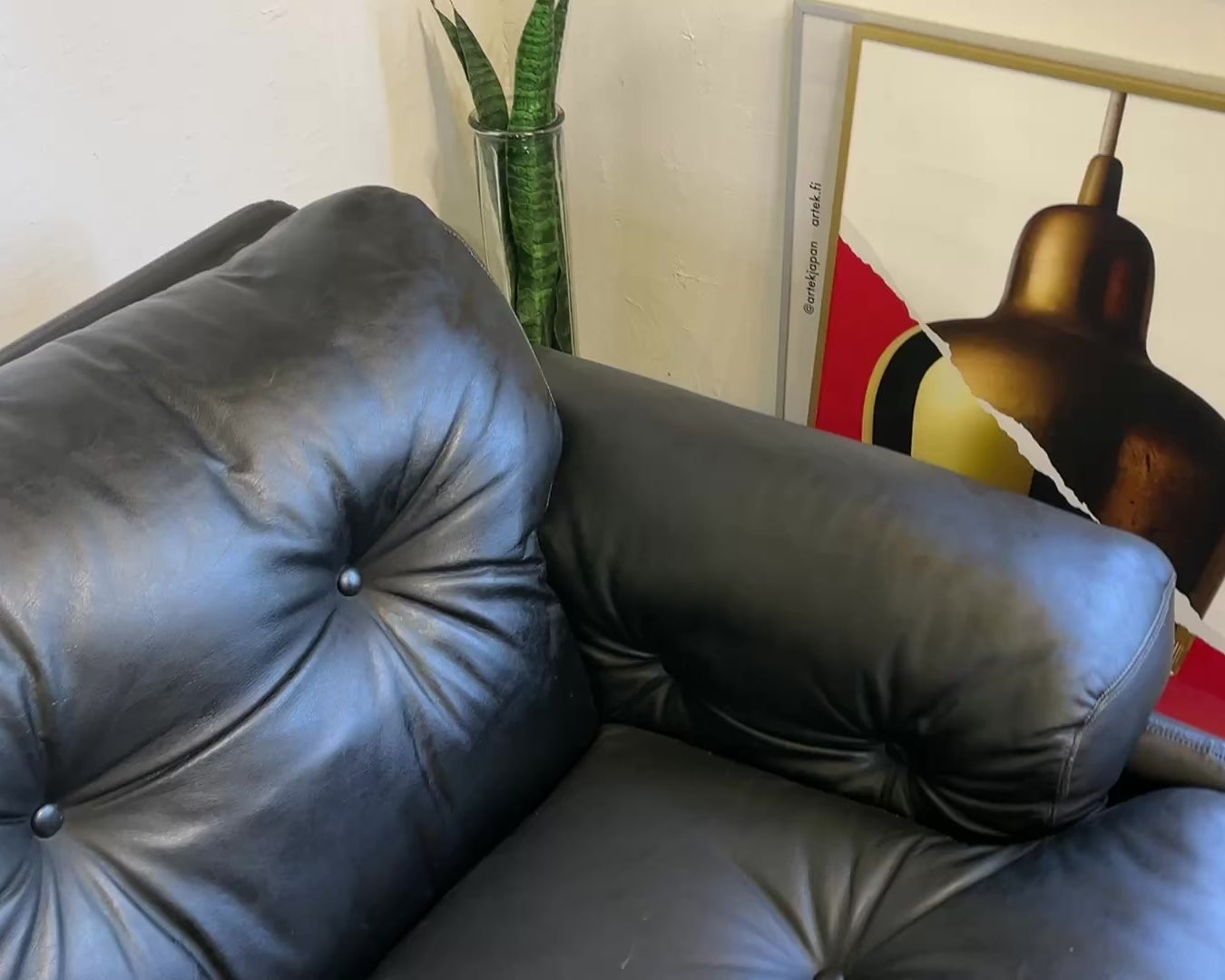 B&Bイタリア / B&B Italia コロナド トリプルソファ 3人掛け 本革 中古