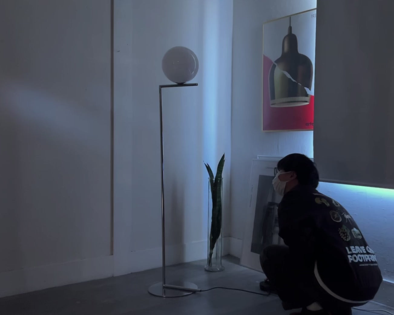 フロス / Flos IC Lights F1 フロアライト クローム 中古 名作 照明