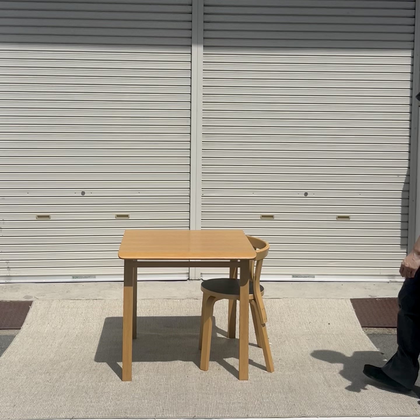 天童木工 Tendo ダイニングテーブル スクエアテーブル 成形合板 ブライ