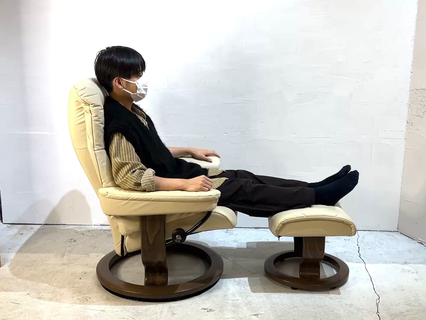 エコーネス / EKORNES ストレスレスチェア＆オットマンセット